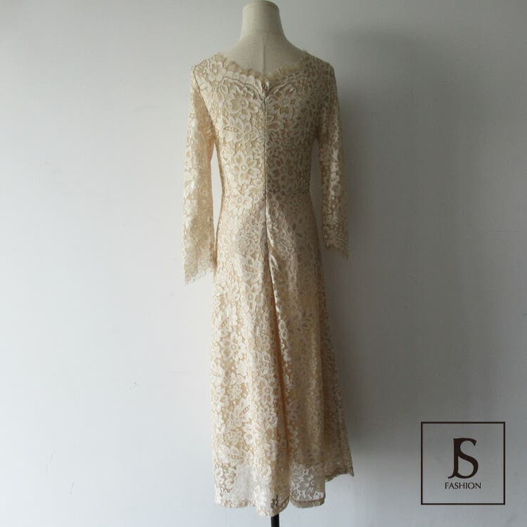 総レースワンピース 結婚式 二次会[品番：JSFW0009170]｜JS