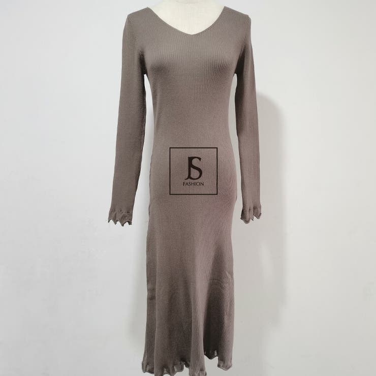 ニットワンピース 秋冬 ワンピース[品番：JSFW0009206]｜JS