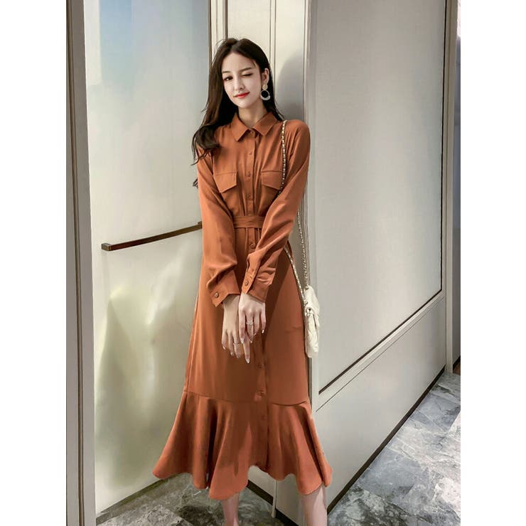 欠品カラー再入荷 春夏新作 シャツワンピース ロング丈 長袖 レディース ワンピース 春 ロングワンピース 長袖 ワンピース ロング丈 シャツ ワンピース ロン 新着商品 Elskaveda Com