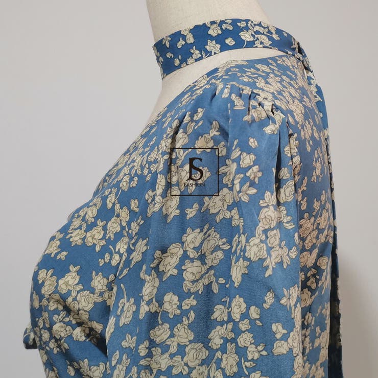 花柄ワンピース 全2色 総柄[品番：JSFW0008193]｜JS FASHION