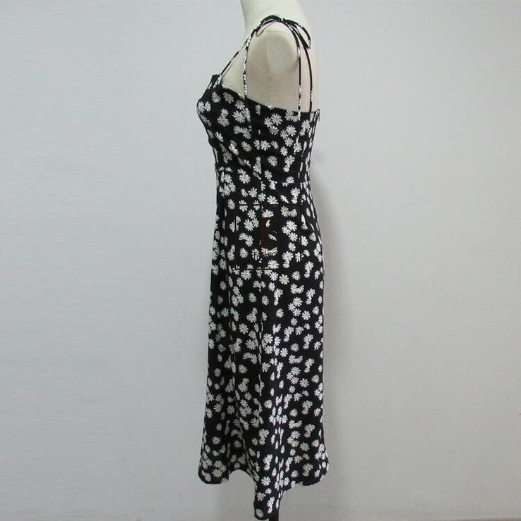 ワンピース　デイジー　花柄 Flower Miffy お洋服花柄ワンピースデイジー柄 アートフラワー
