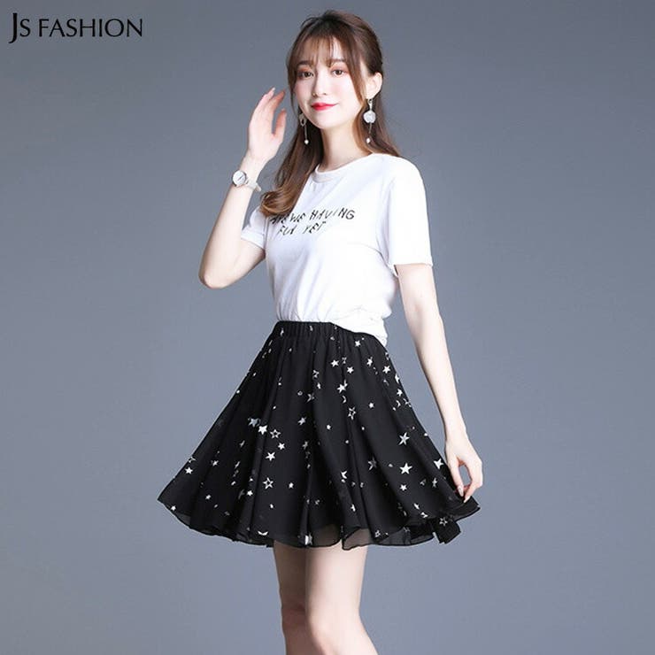 大特価 チラシ ミニスカート 全4色 ドット柄[品番：JSFW0008363]｜JS FASHION Mサイズ