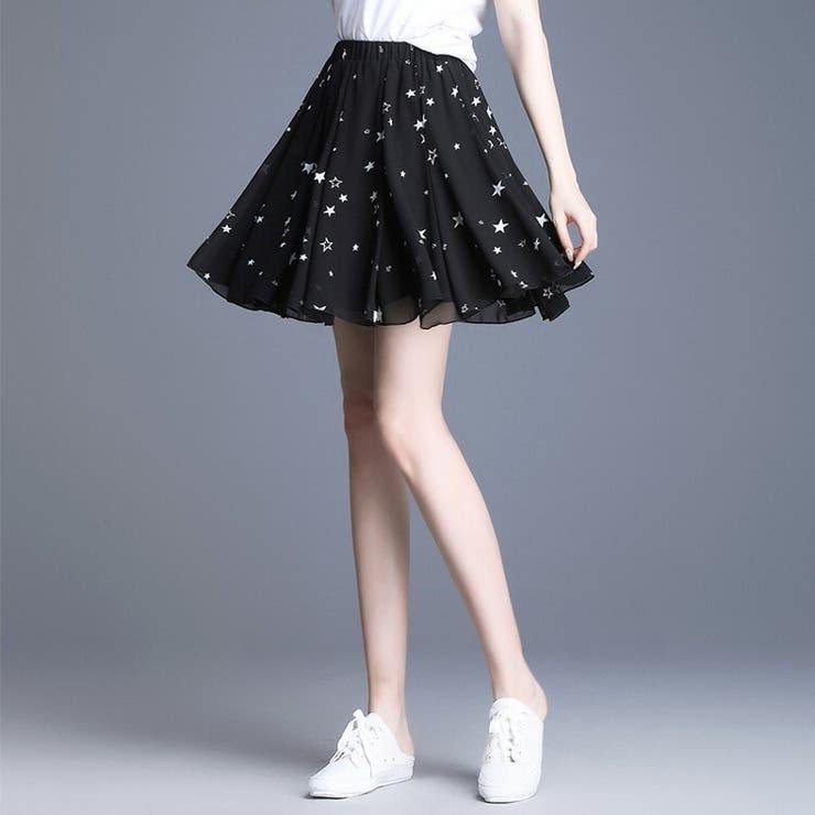 ミニスカート 全4色 ドット柄[品番：JSFW0008363]｜JS FASHION