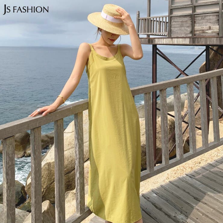 リゾートワンピース 全2色 バックオープン 品番 Jsfw Js Fashion ジェーエスファッション のレディースファッション通販 Shoplist ショップリスト