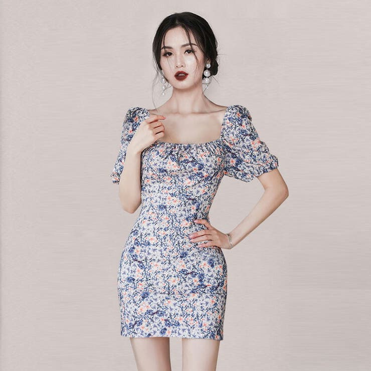 パーティードレス 花柄ワンピース プリント柄 品番 Jsfw Js Fashion ジェーエスファッション のレディースファッション通販 Shoplist ショップリスト