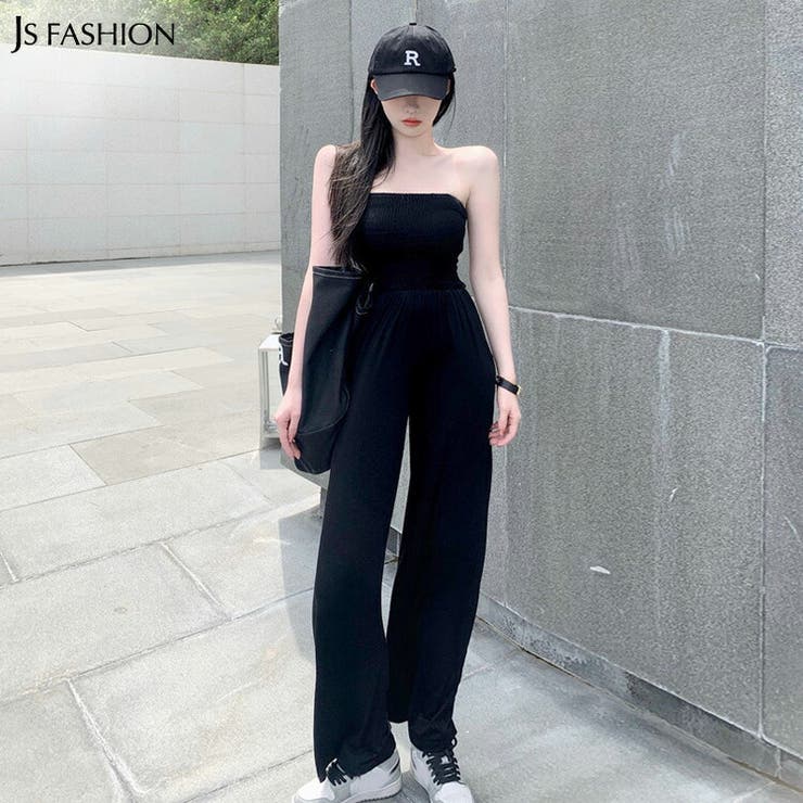 オールインワン 薄手 ベアトップ 品番 Jsfw Js Fashion ジェーエスファッション のレディースファッション通販 Shoplist ショップリスト