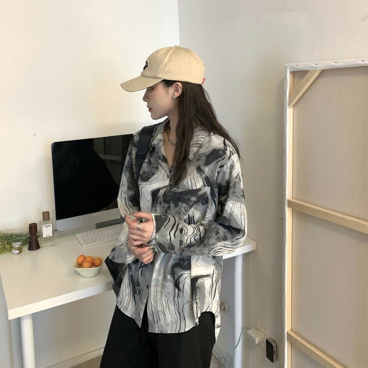 シャツトップス 柄シャツ タイダイ柄風 品番 Jsfw Js Fashion ジェーエスファッション のレディースファッション 通販 Shoplist ショップリスト