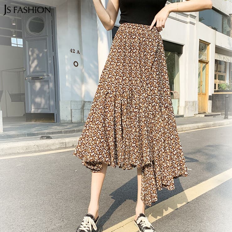 ロングスカート 全3柄 アンバランスヘム 品番 Jsfw Js Fashion ジェーエスファッション のレディースファッション通販 Shoplist ショップリスト