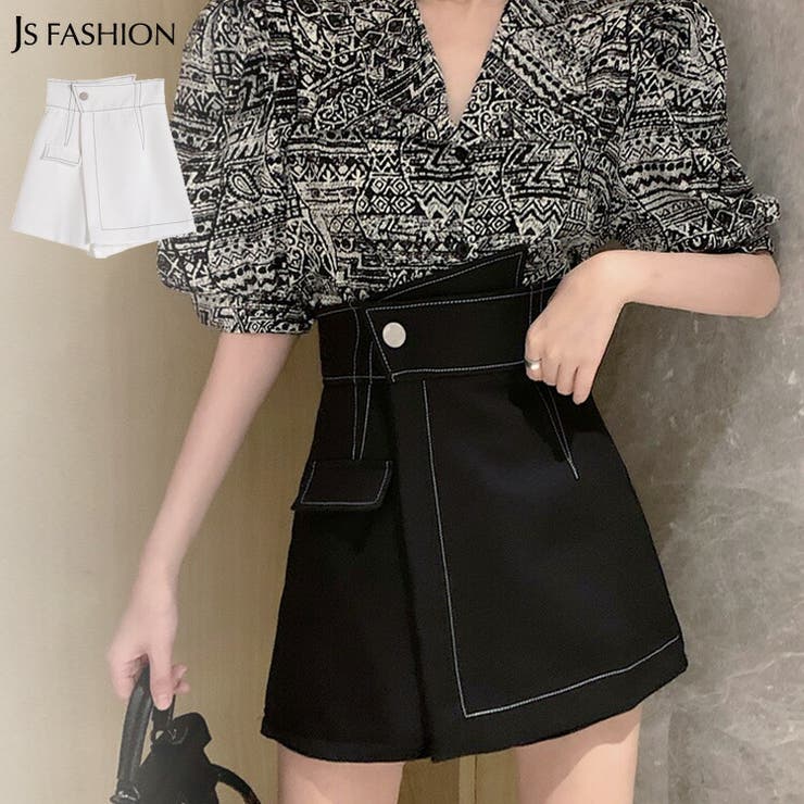 ショートパンツ 全2色 ステッチ 品番 Jsfw Js Fashion ジェーエスファッション のレディースファッション 通販 Shoplist ショップリスト