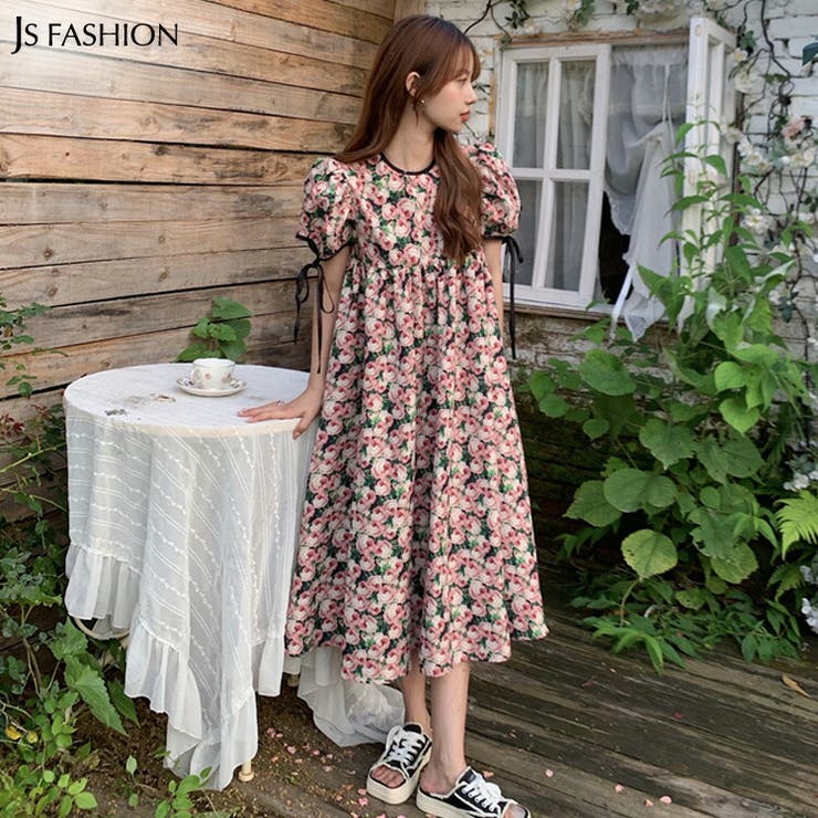 選べる丈 花柄ワンピース プリント柄 品番 Jsfw Js Fashion ジェーエスファッション のレディースファッション通販 Shoplist ショップリスト