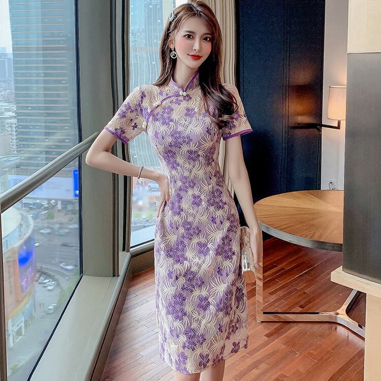 パーティードレス 全2色 チャイナドレス風 品番 Jsfw Js Fashion ジェーエスファッション のレディースファッション通販 Shoplist ショップリスト