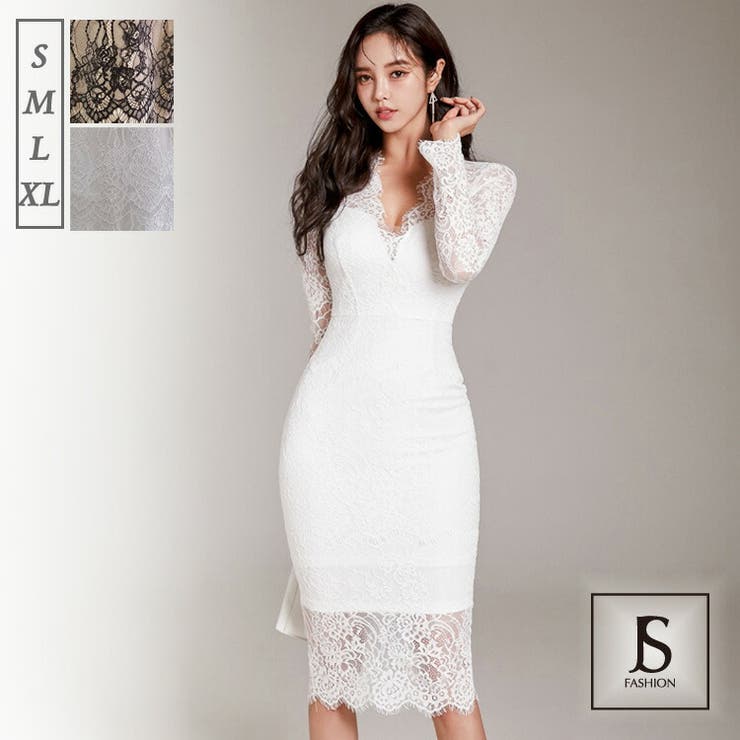 ワンピース 結婚式 パーティードレス[品番：JSFW0009253]｜JS