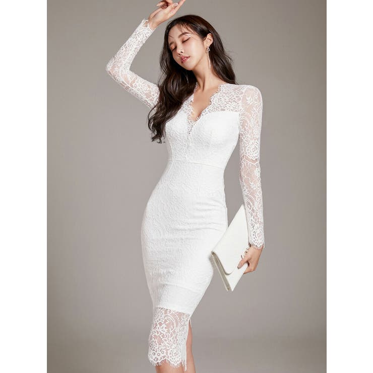 ワンピース 結婚式 パーティードレス[品番：JSFW0009253]｜JS