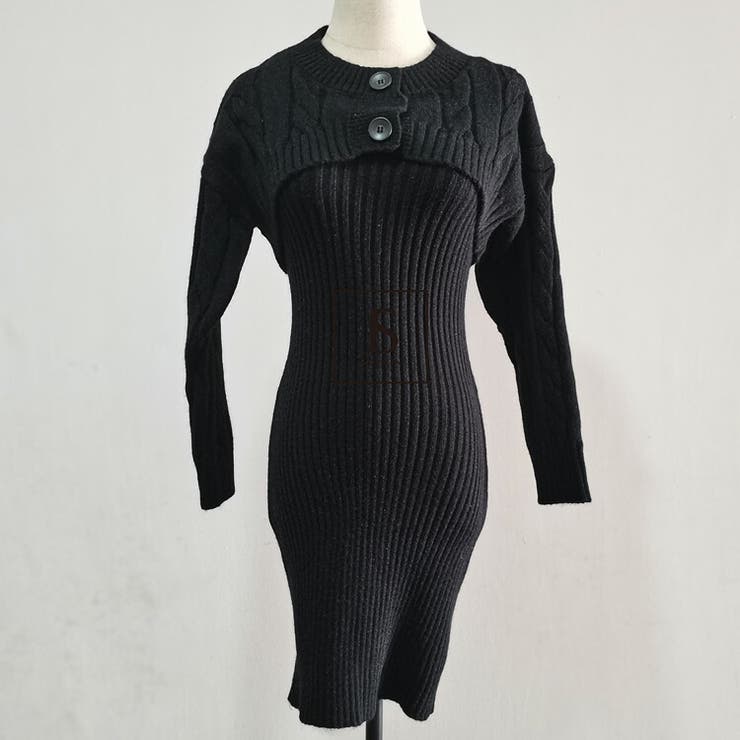 セットアップ ニットワンピース 全4色[品番：JSFW0012129]｜JS