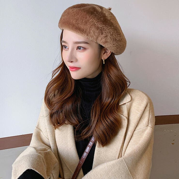 ファータッチ ベレー帽 全6色[品番：JSFW0009940]｜JS FASHION