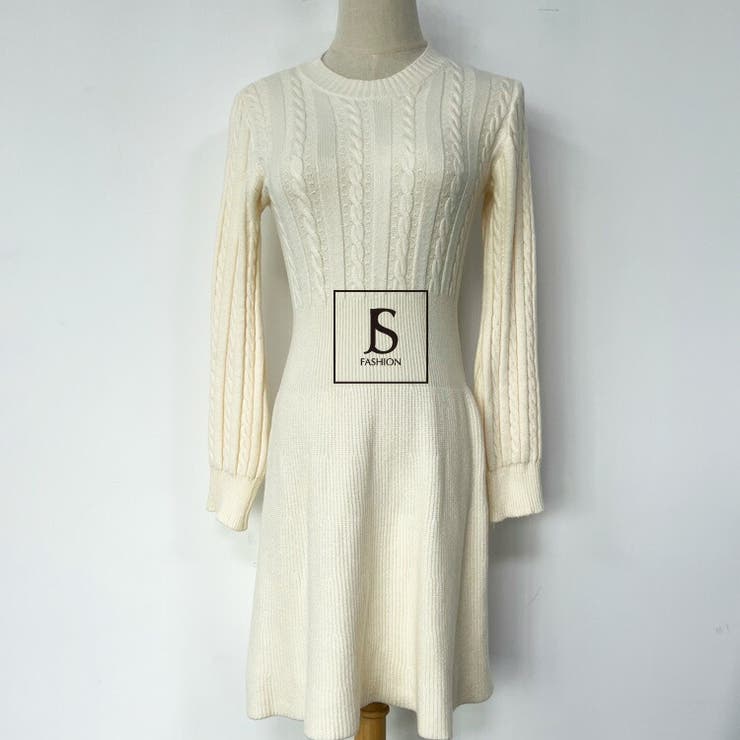ニットワンピース 全4色 ケーブル | JS FASHION | 詳細画像13 