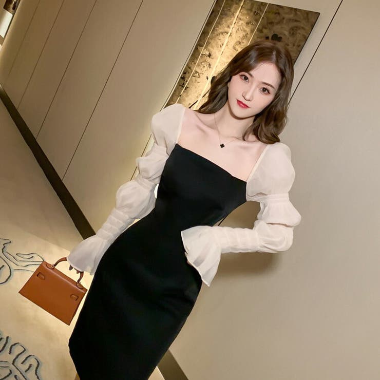 パーティードレス タイトワンピース 結婚式[品番:JSFW0011297 パーティードレス タイトワンピース 結婚式[品番:JSFW0011297