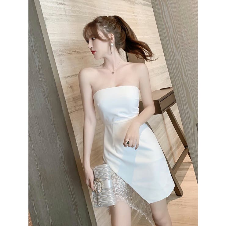 SHARESPIRIT　12AWレース総柄プリント ベアトップワンピ HYDE SHARESPIRIT 12AWレース総柄プリント ベアトップワンピ HYDE