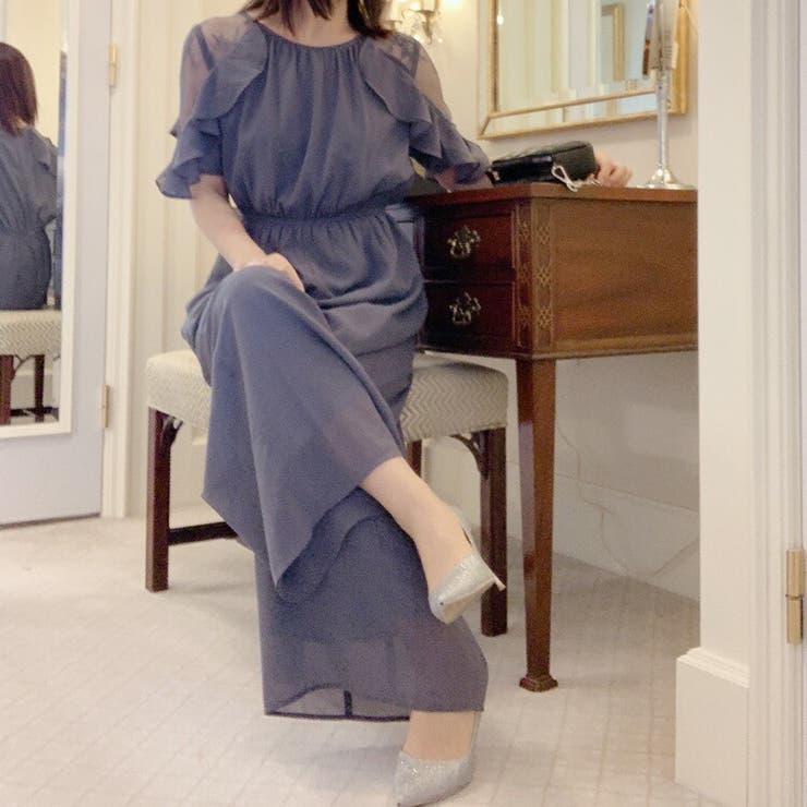 パンツドレス 結婚式 全4色[品番：JSFW0009953]｜JS FASHION
