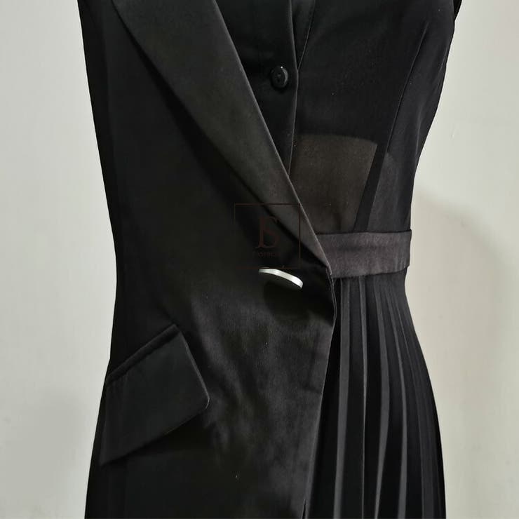 ロングワンピース パーティードレス 黒[品番：JSFW0009304]｜JS