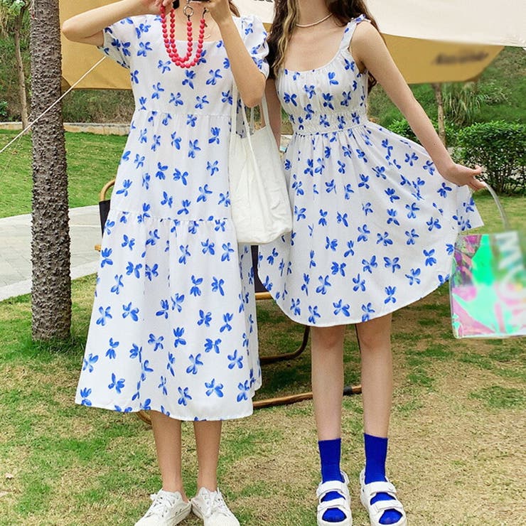 カジュアル花柄ミニワンピース 夏秋 女子会 デートにも最適 楽天市場】ワンピース 花柄 花柄ワンピ ギャザー 総柄