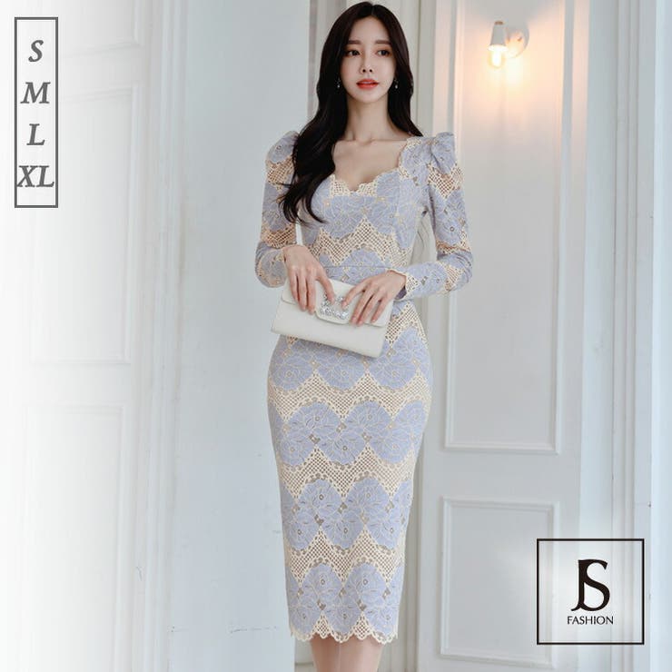 総レースワンピース パーティードレス 刺繍レース 品番 Jsfw Js Fashion ジェーエスファッション のレディースファッション通販 Shoplist ショップリスト