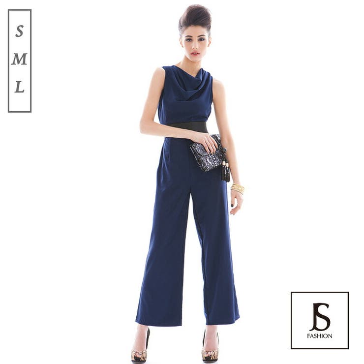 ドレープネックパンツドレス オールインワン パーティードレス 品番 Jsfw Js Fashion ジェーエスファッション のレディースファッション通販 Shoplist ショップリスト