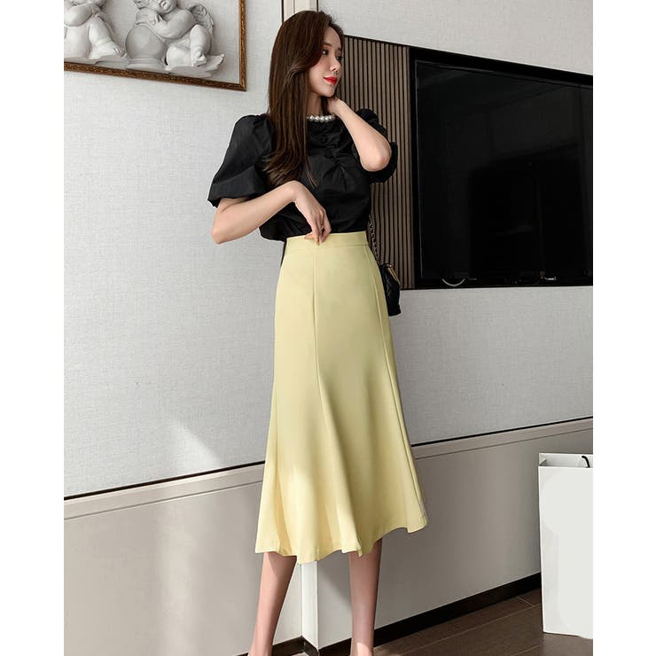 meer.ロングスカート marvelous by Pierrot ロングスカート フレアスカート 切り替え