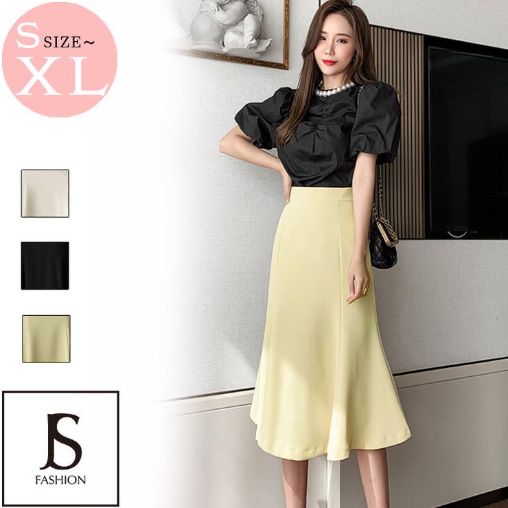 マーメイドスカート 全3色 ロングスカート[品番：JSFW0009596]｜JS  FASHION（ジェーエスファッション）のレディースファッション通販｜SHOPLIST（ショップリスト）