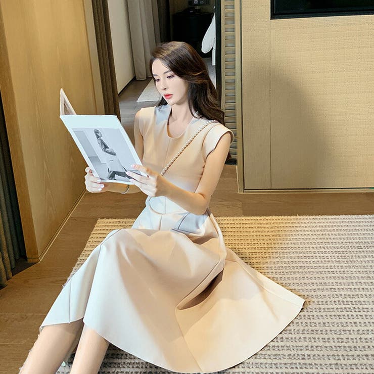 Aライン ワンピース フレアワンピ[品番：JSFW0013079]｜JS  FASHION（ジェーエスファッション）のレディースファッション通販｜SHOPLIST（ショップリスト）