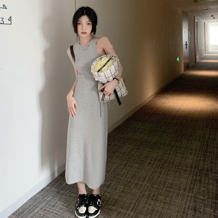 タイトワンピース 全2色 バックオープン[品番：JSFW0009613]｜JS