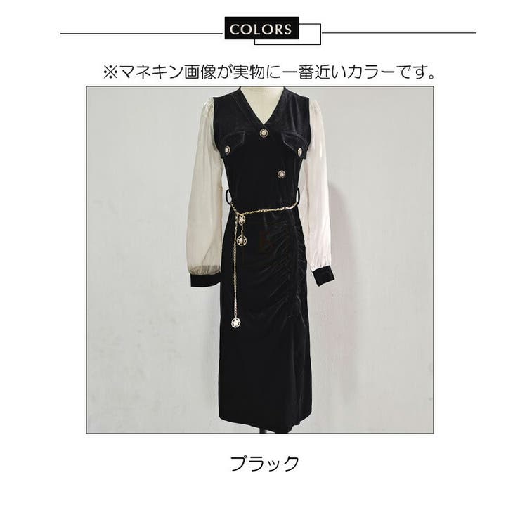 ♦新品未使用♦ebony 総プリーツワンピース パーティービジュー 付き 結婚式 刺繍レース切り替えプリーツロング 結婚式ワンピース パーティー