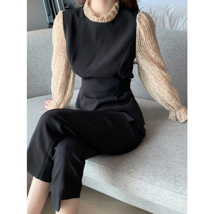 セットアップ 結婚式 パンツドレス[品番：JSFW0010111]｜JS