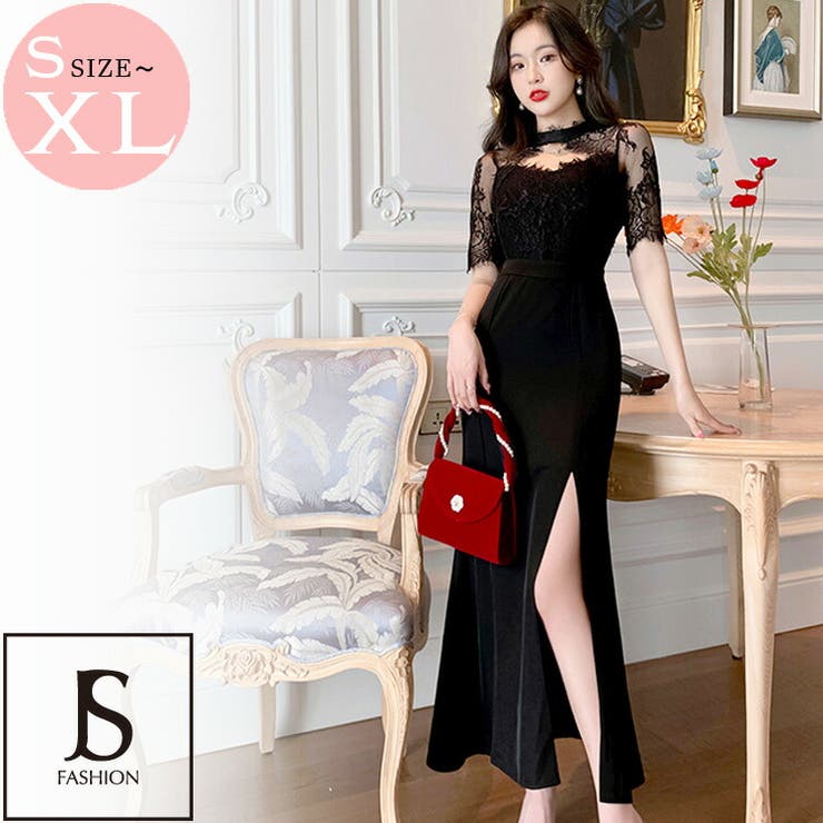 ロングドレス ロング ワンピース[品番：JSFW0011227]｜JS