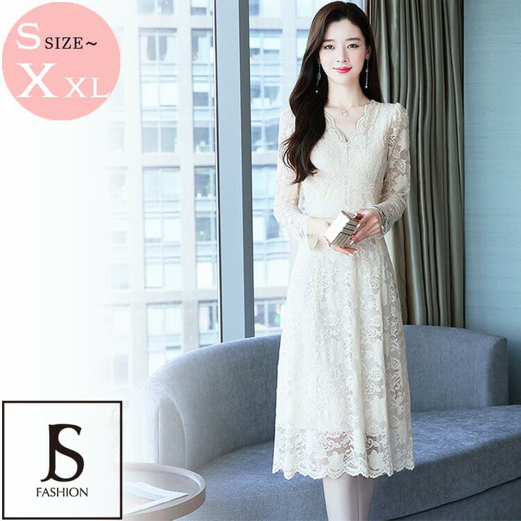 レースワンピース 結婚式 総レース 品番 Jsfw Js Fashion ジェーエスファッション のレディースファッション通販 Shoplist ショップリスト