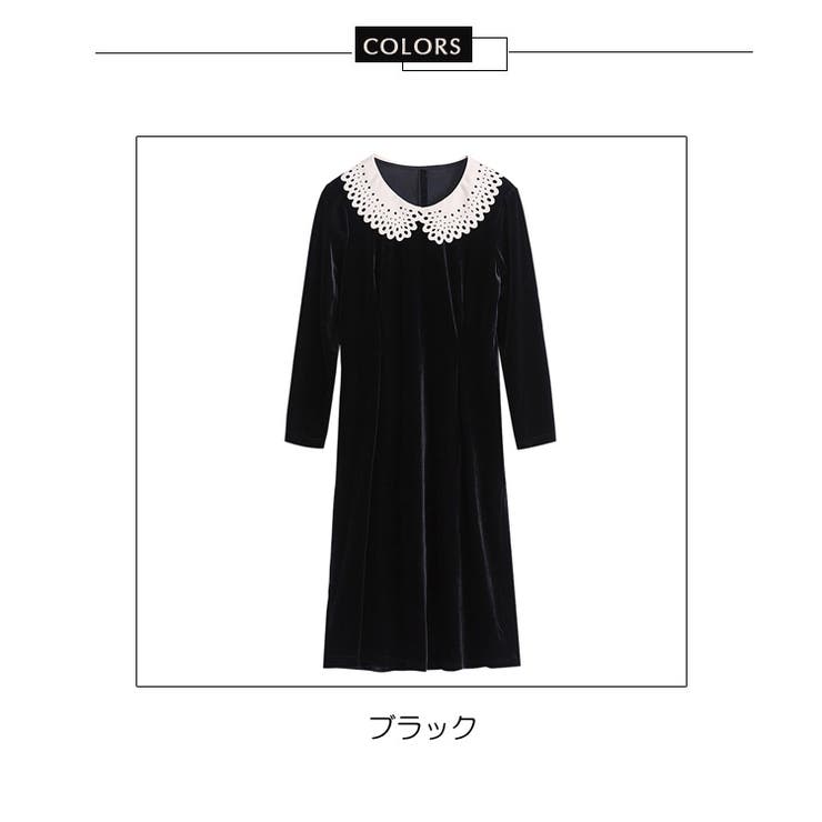 ♦新品未使用♦ebony 総プリーツワンピース パーティービジュー 付き 結婚式 刺繍レース切り替えプリーツロング 結婚式ワンピース パーティー