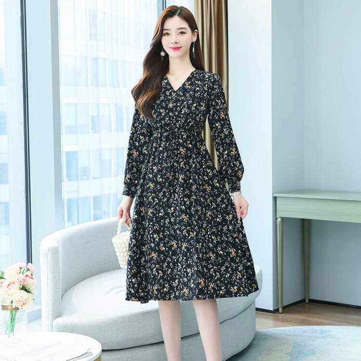 すぐったレディース福袋 Aライン 花柄ワンピース ウエストゴム[品番：JSFW0009792]｜JS FASHION（ジェーエスファッション）のレディースファッション通販｜SHOPLIST（ショップリスト）  ワンピース