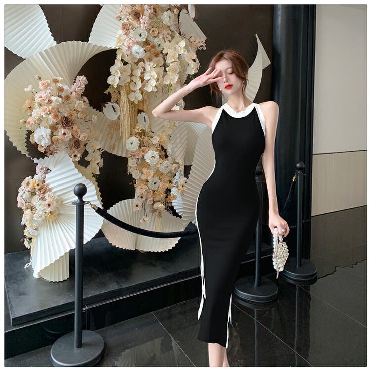 ノースリーブニットワンピースニューバランスＳ ニューバランスゴルフ NB 【アウトレット】蛍光プリーツ切替