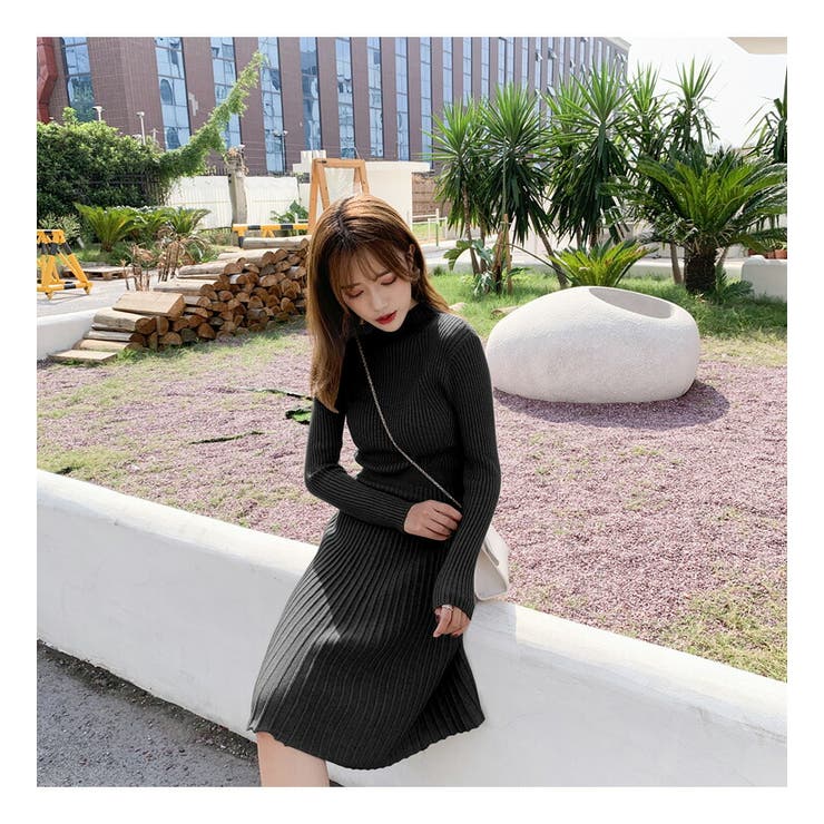 ニットワンピース 全3色 ニットワンピ[品番：JSFW0012250]｜JS FASHION