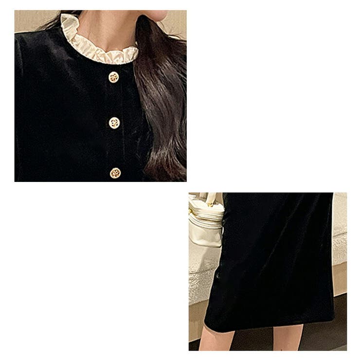 prince ベロアジャケット&ベロアスカート prince ベロアジャケット&ベロアスカート シアーベロアスカート