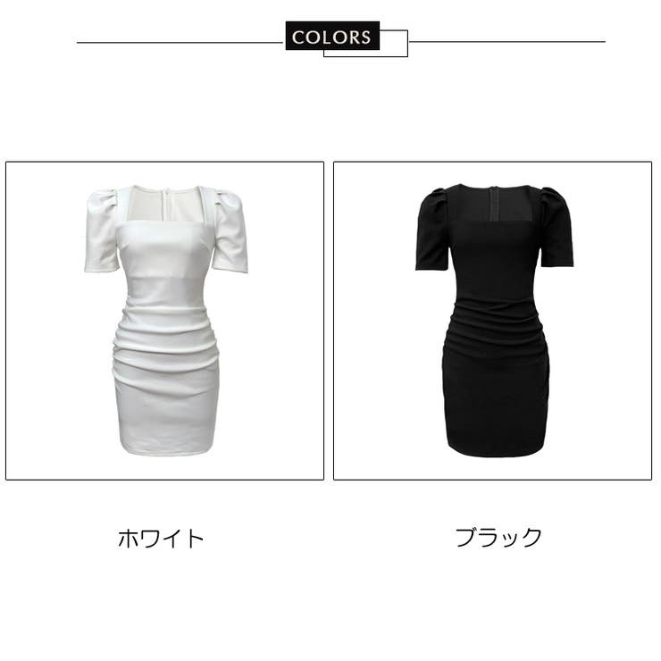 タイトワンピース 全2色 パーティードレス[品番：JSFW0013274