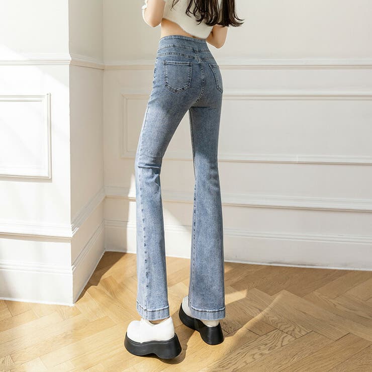 デニムパンツ フレアパンツ ジーパン[品番：JSFW0010095]｜JS
