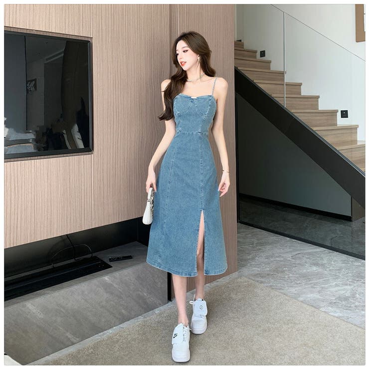 ワンピース デニムキャミワンピース : ZOZOTOWN Yahoo!店 - 通販