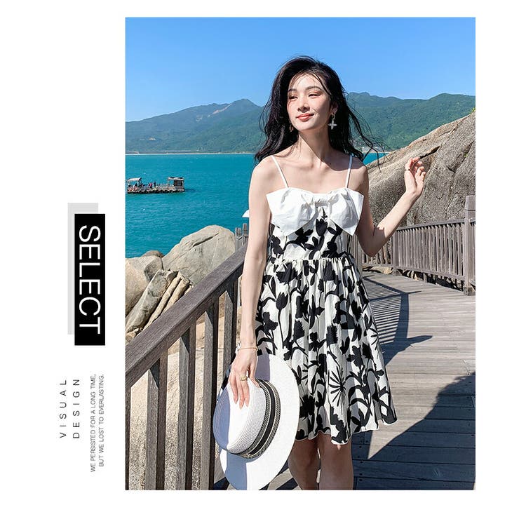 ❤️24新作 ♡ maje 幼かっ 黒花柄ミニワンピース 新品♡ 231 