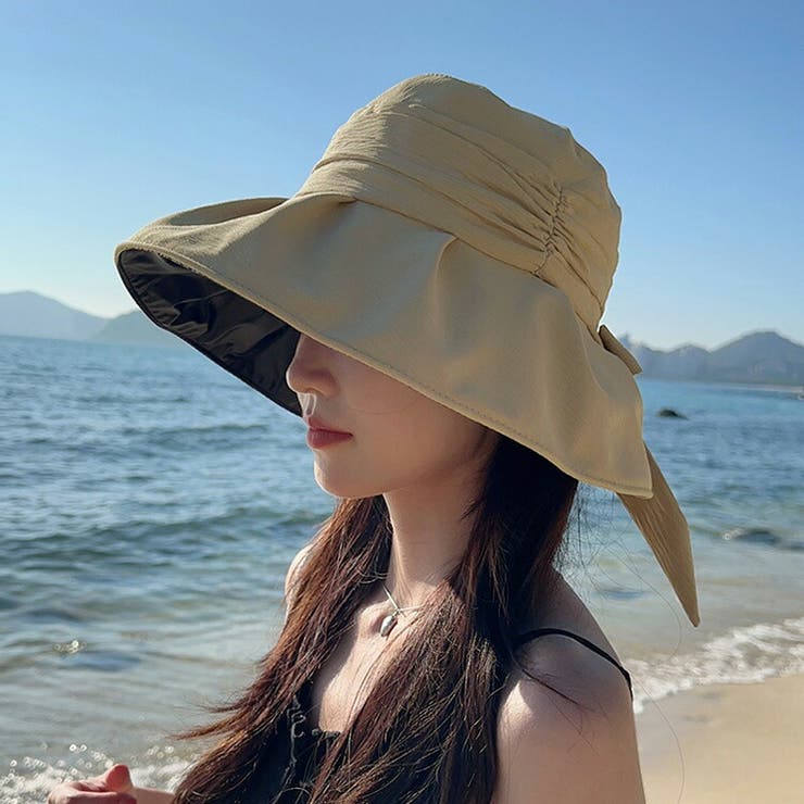 つば広 バイザーハット UV帽子 | JS FASHION | 詳細画像7 