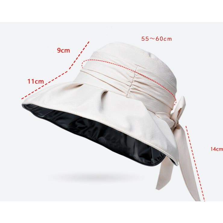 つば広 バイザーハット UV帽子 | JS FASHION | 詳細画像12 