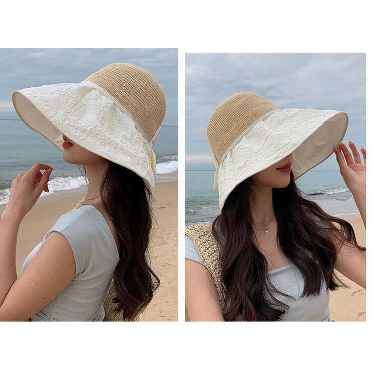 UV帽子 UVカット バイザーハット | JS FASHION | 詳細画像5 