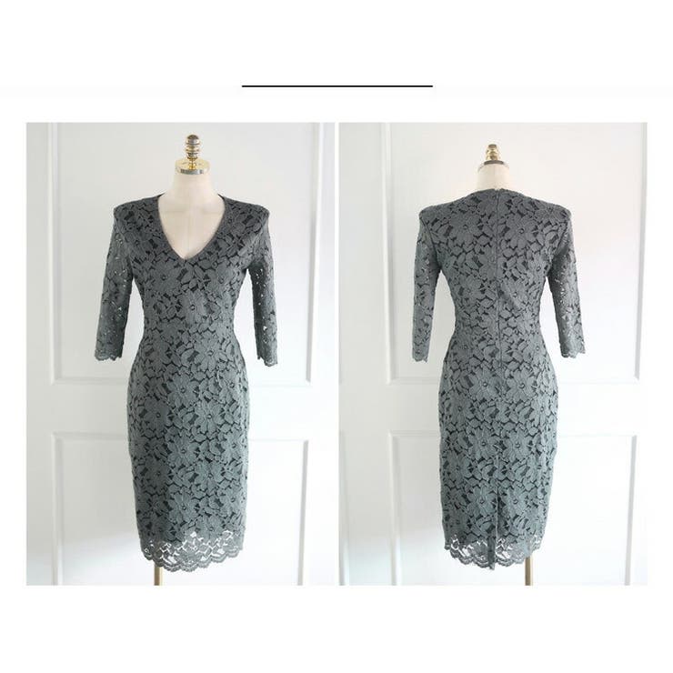 総レースワンピース パーティードレス 結婚式 | JS FASHION | 詳細画像7 