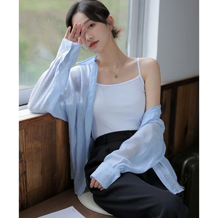 シアーシャツ 全4色 夏シャツ[品番：JSFW0010273]｜JS FASHION