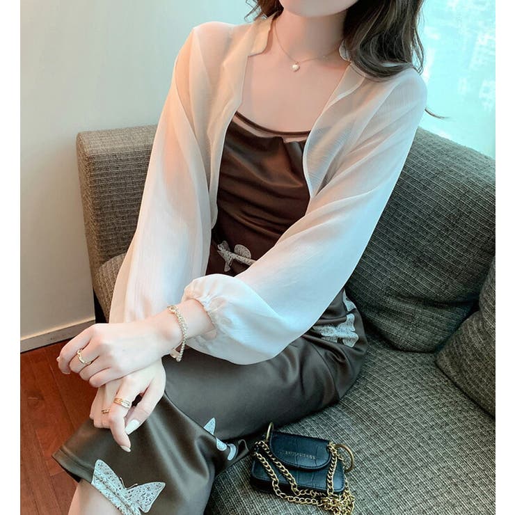 シアー ボレロ 全2色 | JS FASHION | 詳細画像9 